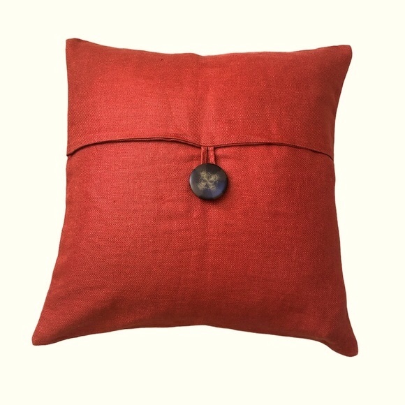 Pottery Barn Accent Pillow Cover Rust - Picture 1 of 9